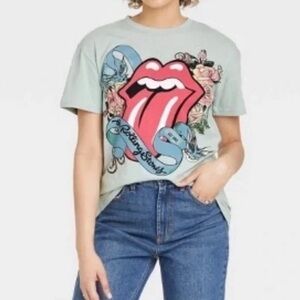 The Rolling Stones Graphic Band Tee – Light Sage Green | XXL